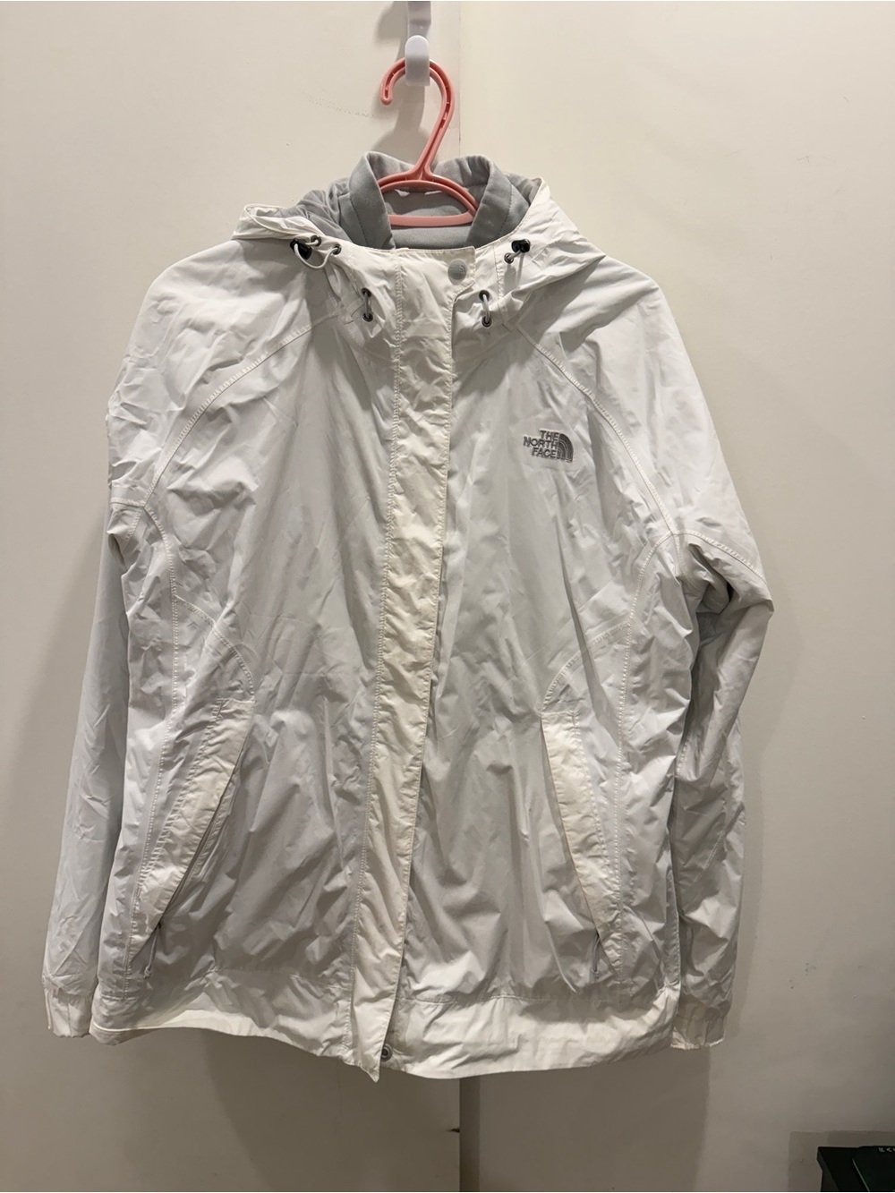 The North Face Women's White Hooded Ski Jacket